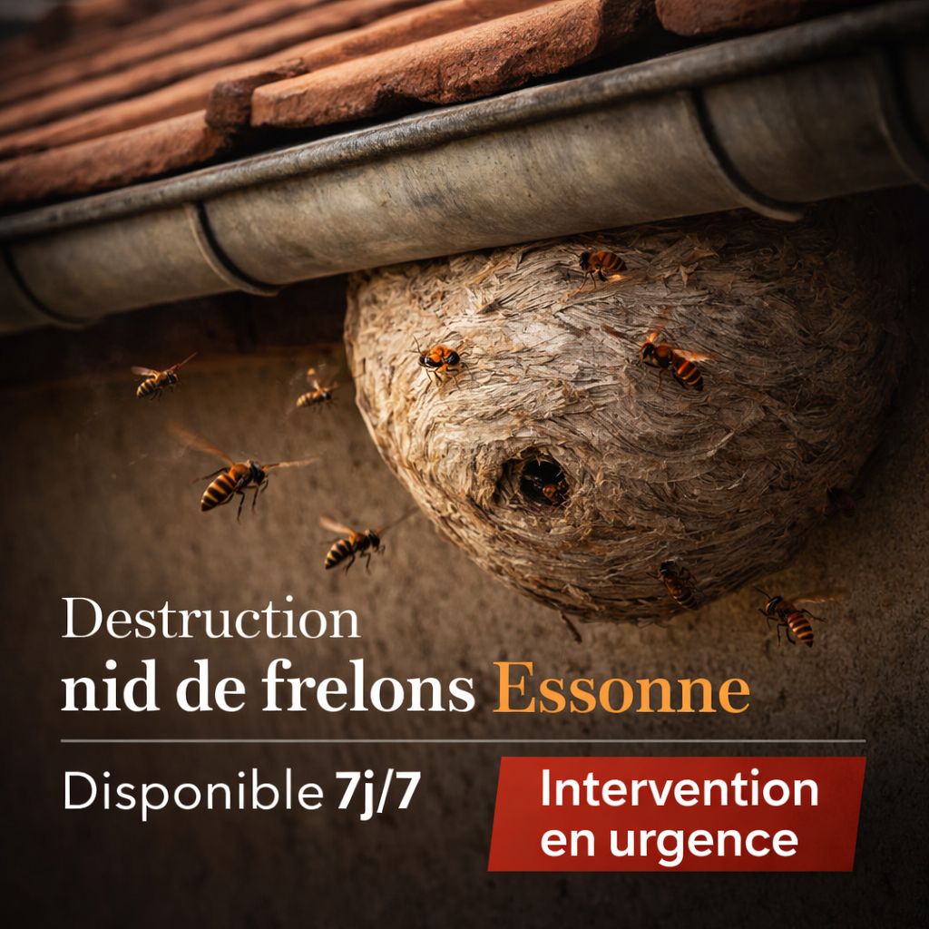 Nid de frelons asiatiques en Essonne