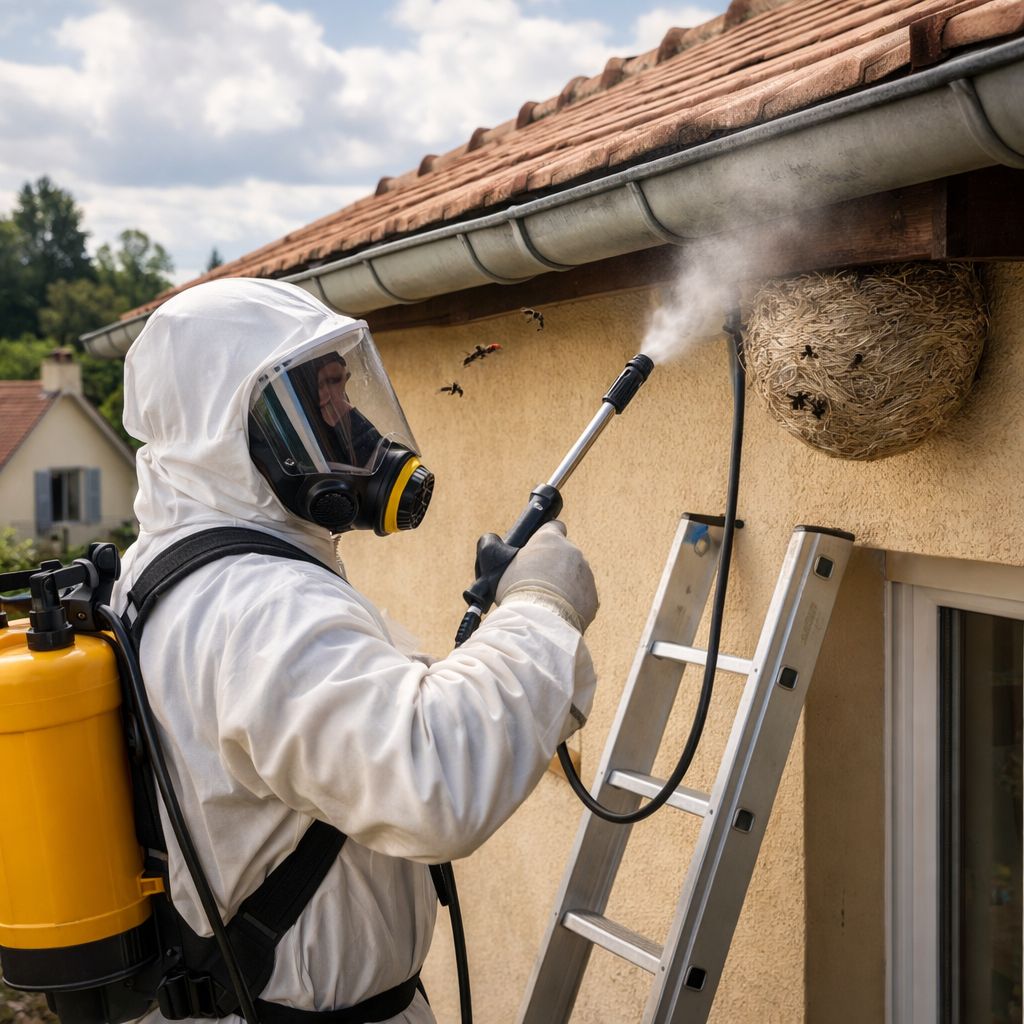 Technicien Certibiocide destruction nid frelons Essonne