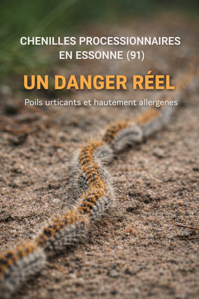 Traitement chenilles processionnaires Essonne technicien certifié
